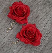 Image result for Red Flower Hair Clip
