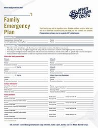 Image result for Emergency Preparedness Plan Forms