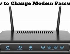 Image result for How to Change My Cable Modem Password