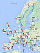 Image result for Map of Europe Road Network