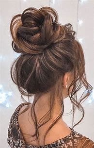 Image result for Messy Bun Hairstyle
