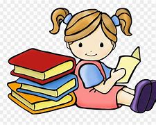 Image result for Girl Reading Clip Art with No Background