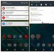 Image result for Android 1.1 Notification Shade