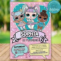 Image result for LOL Surprise Birthday Party Printables