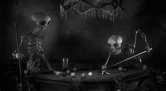 Image result for Skeleton Playing Pool