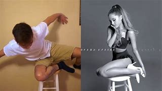 Image result for Ariana Grande Stool Pose