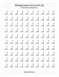 Image result for Multiplication Homework