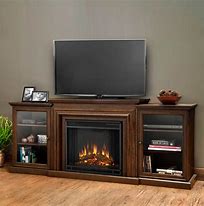 Image result for 80 Inch TV Stand with Electric Fireplace