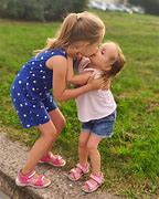 Image result for Kids Hug Kiss