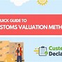 Image result for Customs Valuation