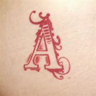 Image result for Scarlet Letter Tattoo