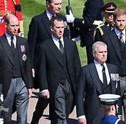 Image result for Prince William Sitting Away From Harry Funeral