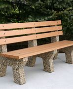 Image result for Concrete Park Bench Legs