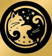 Image result for Yin Yang Galaxy Cat