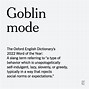 Image result for Goblin Mode Slang
