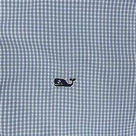 Image result for Vineyard Vines Whale Shirt Checkered Blue White Long Sleeve Button Down Size M