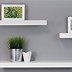 Image result for White Floating Box Shelves