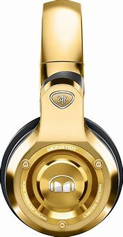 Image result for Black and Gold Headphones Sandton