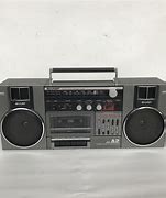 Image result for Sharp Dpuble Cassette and Tuntable Boombox