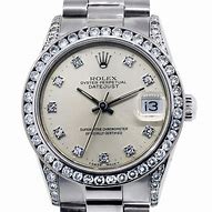 Image result for Rolex White Gold Datejust Diamond
