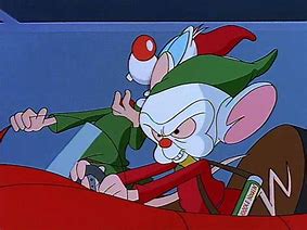 Image result for Pinky and the Brain Christmas Pinky