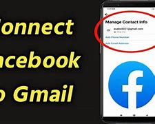 Image result for How to Connect Facebook to Gmail Account