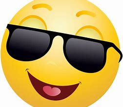 Image result for Smiley Face with Sunglasses Emoji