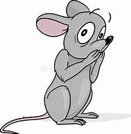 Image result for Scared Mouse Cartoon