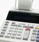 Image result for Sharp Adding Machine with Paper Tape