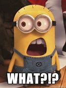 Image result for Minion What Meme