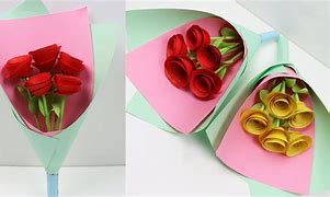 Image result for How to Make Paper Flower Bouquet