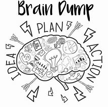 Image result for Brain Dump Clip Art