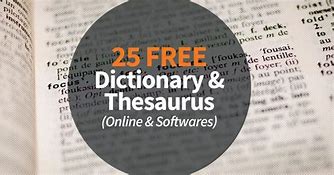 Image result for Free Online Dictionary Thesaurus