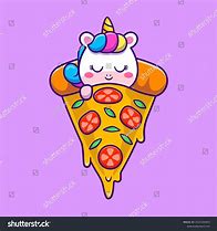 Image result for Hungry Pizza Cartoon