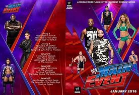 Image result for WWE Main Event Poster