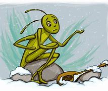 Image result for Summer and Winter with Grasshopper and Cricket