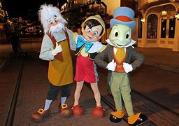 Image result for Pinocchio Geppetto Jiminy Cricket