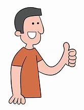 Image result for Cartoon Clip Art Guy with Thumbs Up