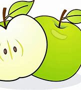 Image result for Half Apple Drawing