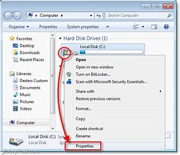 Image result for Local Disk Properties