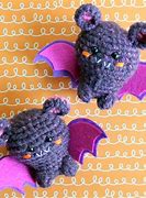 Image result for Crochet Bat Applique Pattern Free