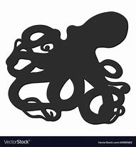 Image result for Underwater Octopus Silhouette