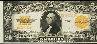 Image result for Gold Certificate Ollar Bill