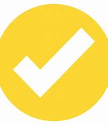 Image result for Yellow Check Mark Icon