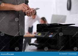 Image result for Guy Using Printer