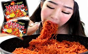 Image result for Eating Spicy Noodles