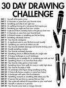 Image result for 30-Day Drawing Challeng
