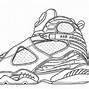 Image result for Jordan 4 Outline