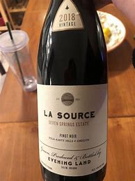 Image result for Evening Land Pinot Noir Seven Springs