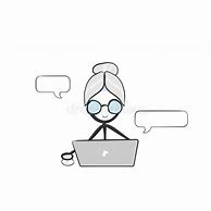 Image result for Old Lady Squinting at Computer